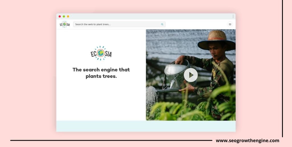 Ecosia Search Engine